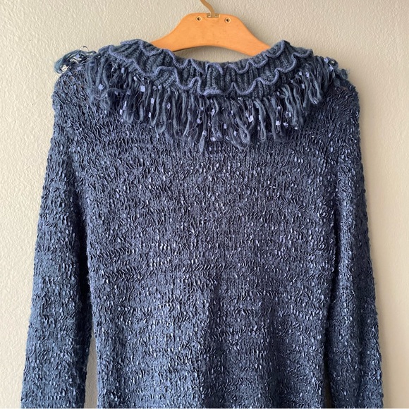 SOLD——Pretty Angel | Y2k Long Knit Cardigan Sweater | Wool, Acrylic, Cashmere - Picture 7 of 10